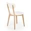 Krzesło Buggi drewno/MDF biały 45x50x81,5