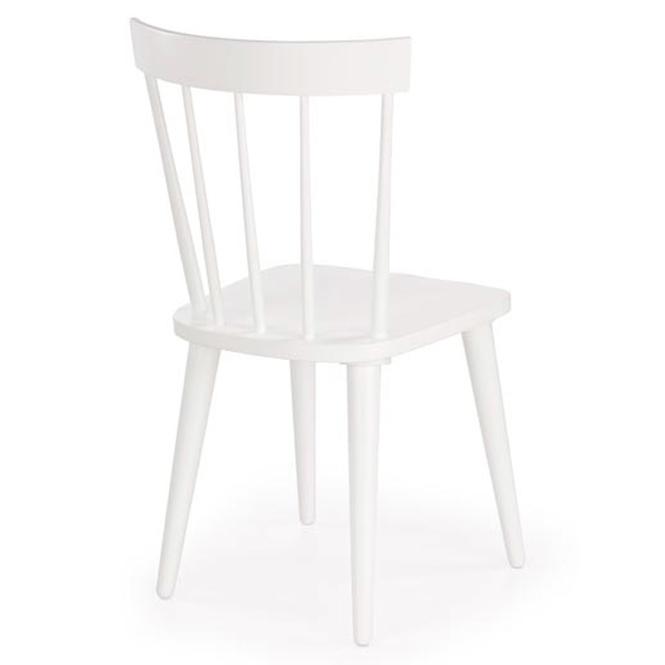 Krzesło Barkley drewno biały 50x50x85