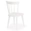 Krzesło Barkley drewno biały 50x50x85,2