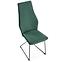 Krzesło K485 velvet/metal ciemny  zielony  44x63x96,6