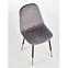 Krzesło K379 velvet/metal popiel 45x48x88,6