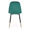 Krzesło K379 velvet/metal ciemny  zielony 45x48x88,2