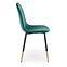 Krzesło K379 velvet/metal ciemny  zielony 45x48x88,4