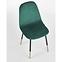 Krzesło K379 velvet/metal ciemny  zielony 45x48x88,6
