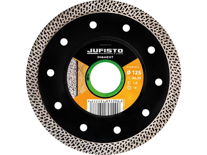 Jufisto Tarcza Diamentow 125X22.2 Warkocz JU-DCB-5012