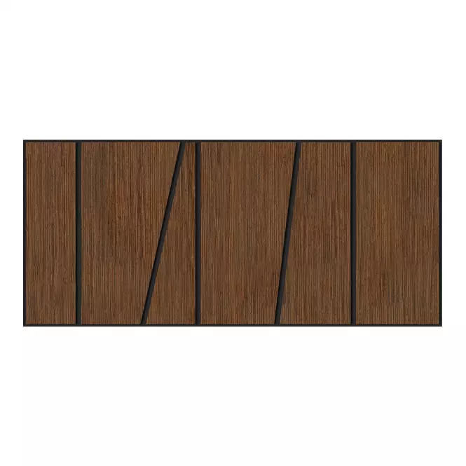 Panel frezowany Slant wenge 65x29 cm MDF