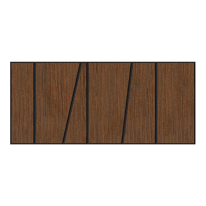 Panel frezowany Slant wenge 65x29 cm MDF