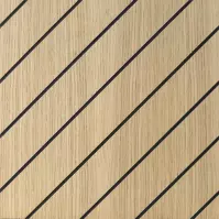 Panel frezowany Quadro Diagonal dąb 40x40 cm MDF