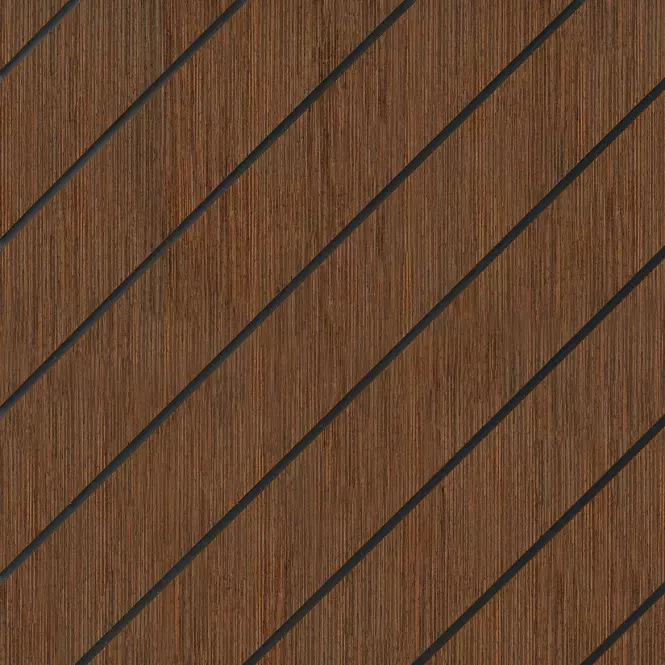Panel frezowany Quadro Diagonal wenge 40x40 cm MDF