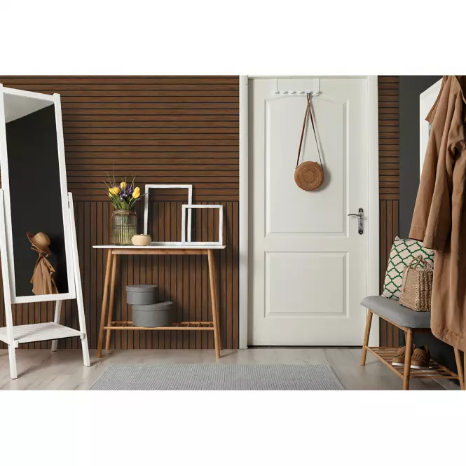 Panel frezowany Lines wenge 90x30 cm MDF
