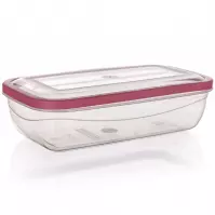 Plastikowy pojemnik Tizia 1,2l malinowy