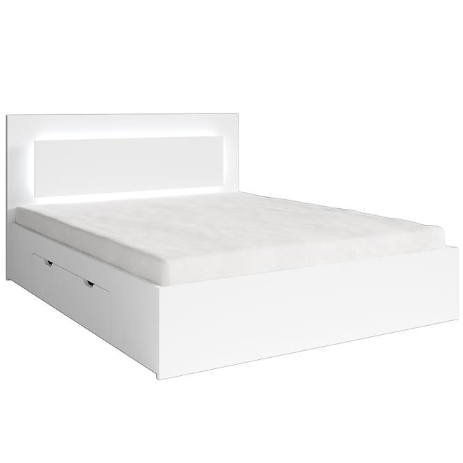 Łóżko z szufladą 140x200 Fino 50 biała