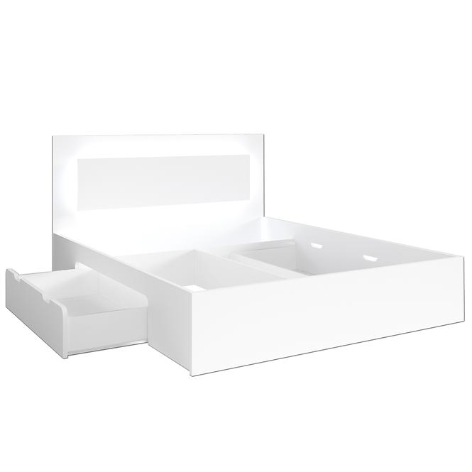 Łóżko z szufladą 160x200 Fino 51 biała