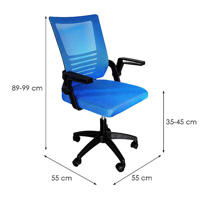 Krzesło obrotowe Bono 4790 niebieskie