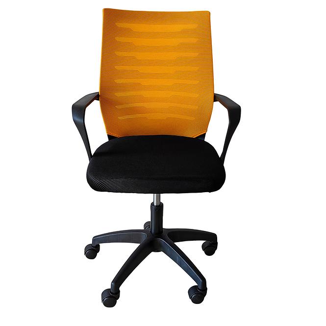 Krzesło obrotowe Juno 4794 pomarańczowe/czarne