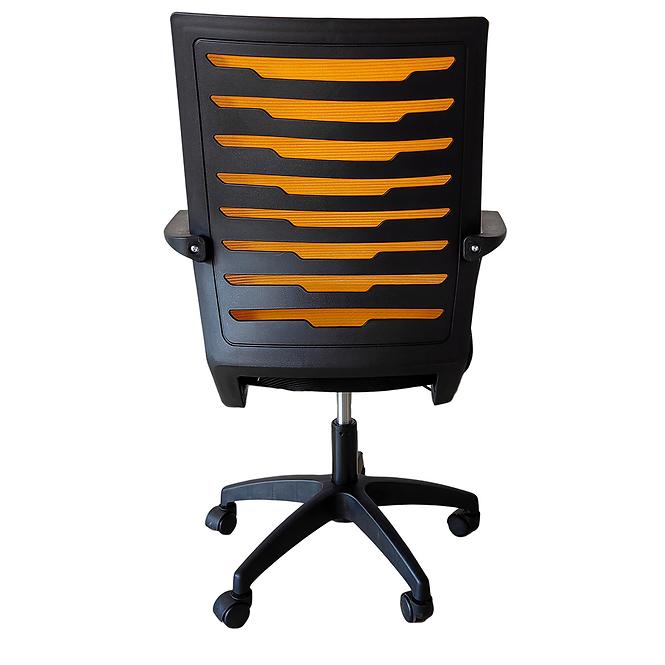 Krzesło obrotowe Juno 4794 pomarańczowe/czarne