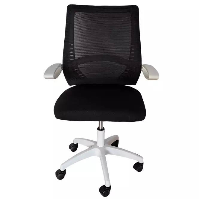 Krzesło obrotowe Rey 4798 czarne/białe