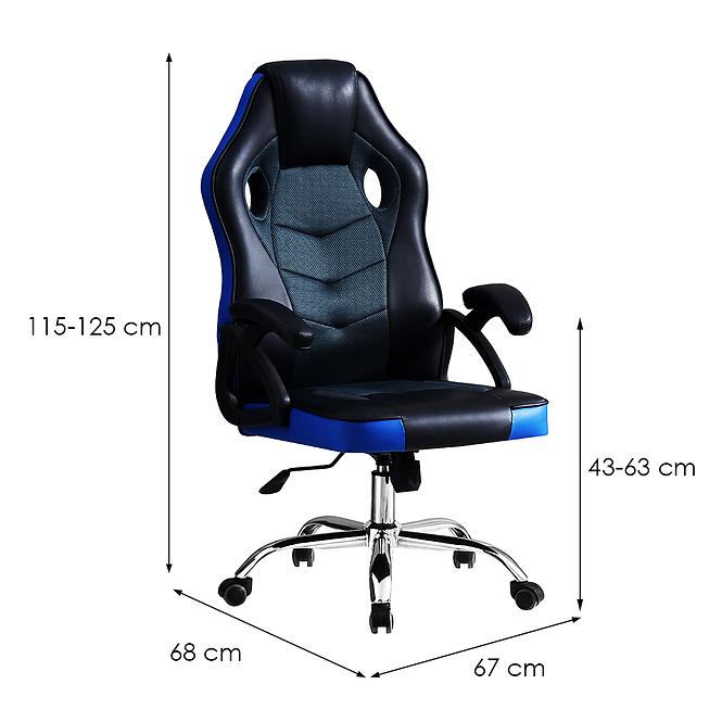 Fotel gamingowy Evander OC-2126 czarne