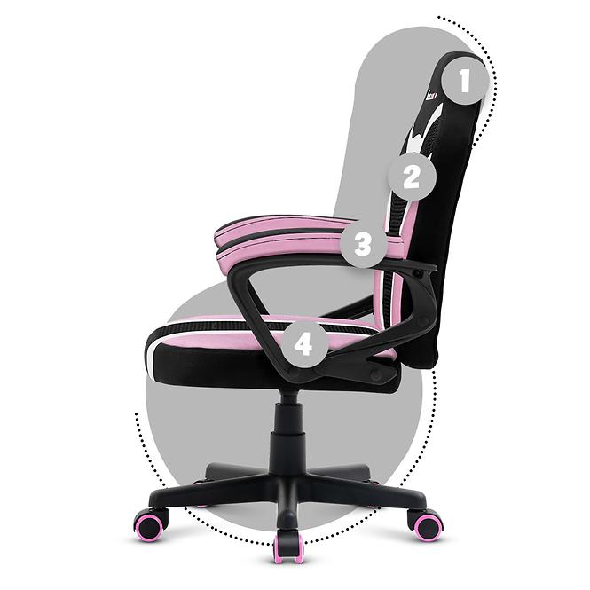 Fotel gamingowy HZ-Ranger 1.0 pink mesh