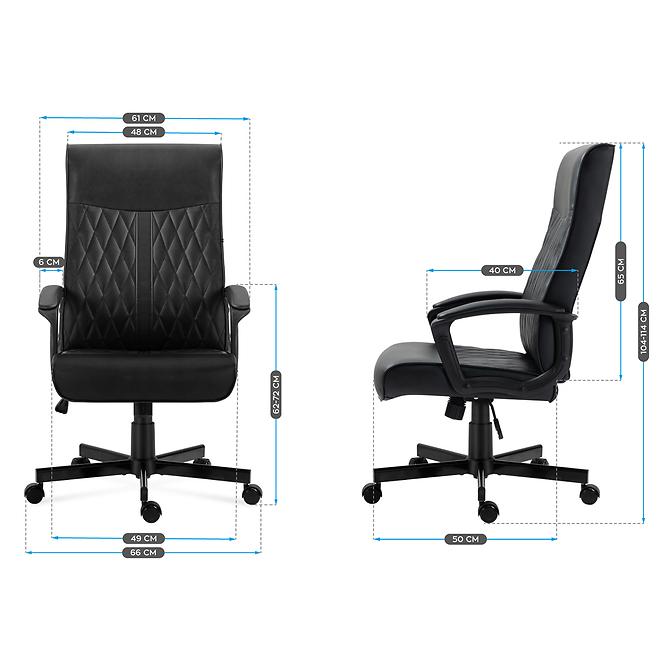 Fotel biurowy Markadler Boss 3.2 Black