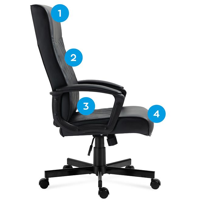 Fotel biurowy Markadler Boss 3.2 Black