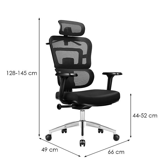 Fotel biurowy Markadler Expert 4.9 Black