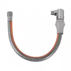 Wąż do gazu z zaworem 1/2˝ 1 m PVC