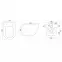 Miska zawieszana Carlo Mini Rimless Glossy black,4