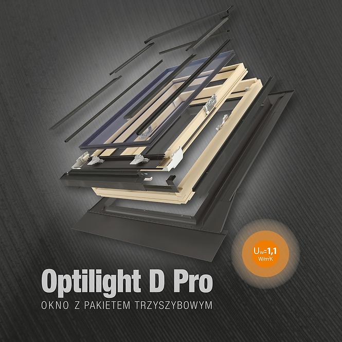 Okno dachowe OptiLight D Pro 78X118