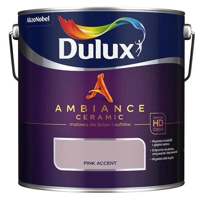 DULUX AMBIANCE CERAMIC PINK ACCENT 2.5L
