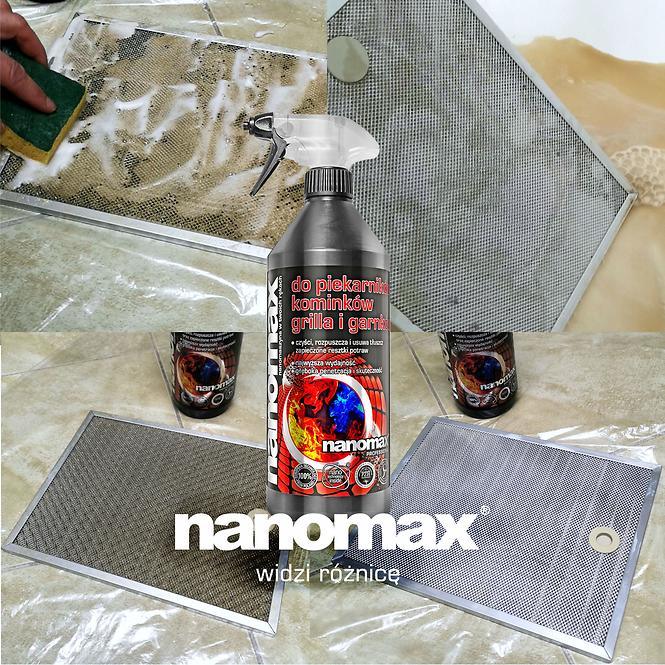 NANOMAX środek do czyszczenia piekarników, kominków i grilla 0.5L