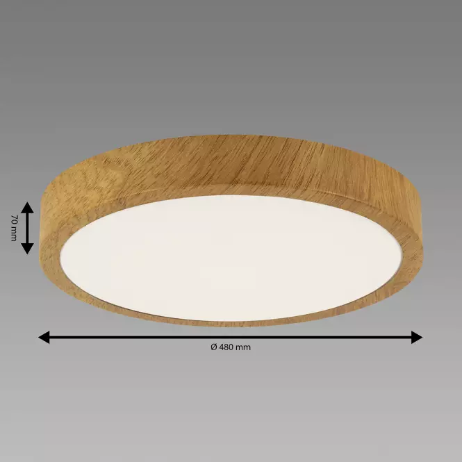 Lampa ATUT LED C OAK 36W NW 04153 PL1