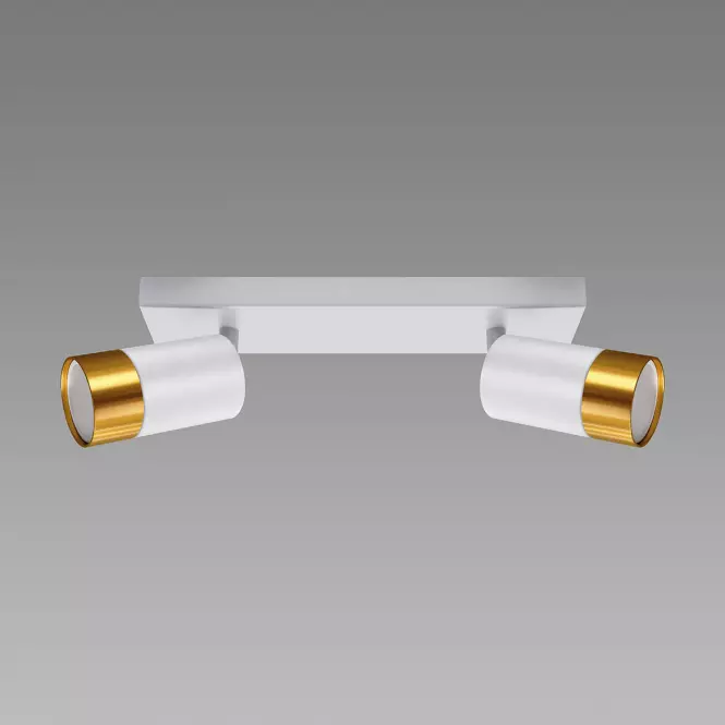 Lampa PUZON SPT GU10 2L WHITE/GOLD 04124 LS2