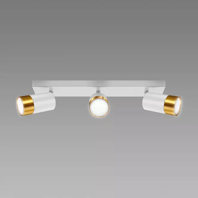Lampa PUZON SPT GU10 3L WHITE/GOLD 04126 LS3
