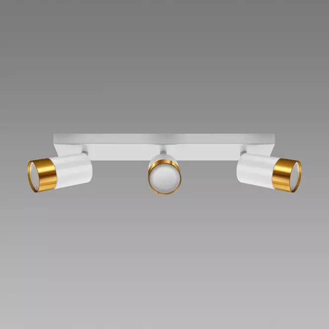 Lampa PUZON SPT GU10 3L WHITE/GOLD 04126 LS3