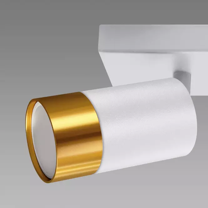 Lampa PUZON SPT GU10 3L WHITE/GOLD 04126 LS3