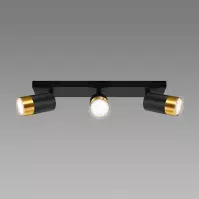 Lampa PUZON SPT GU10 3L BLACK/GOLD 04127 LS3