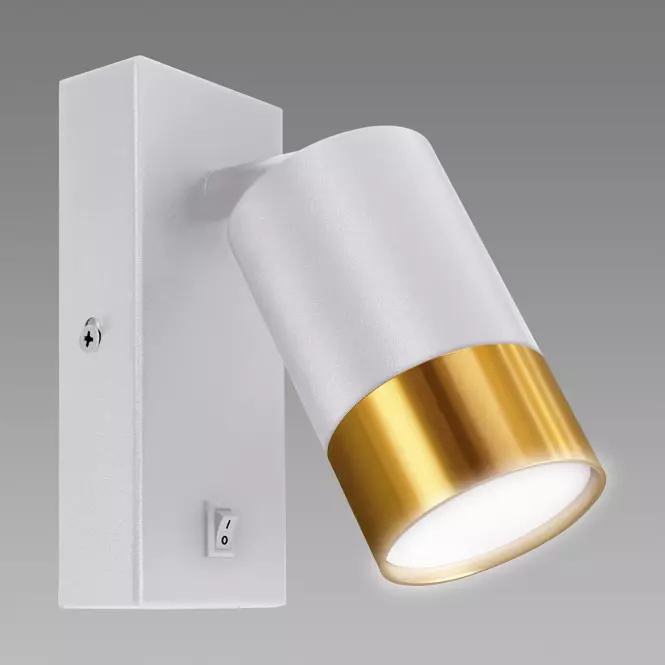 Lampa PUZON WLL GU10 WHITE/GOLD 04132 LS1
