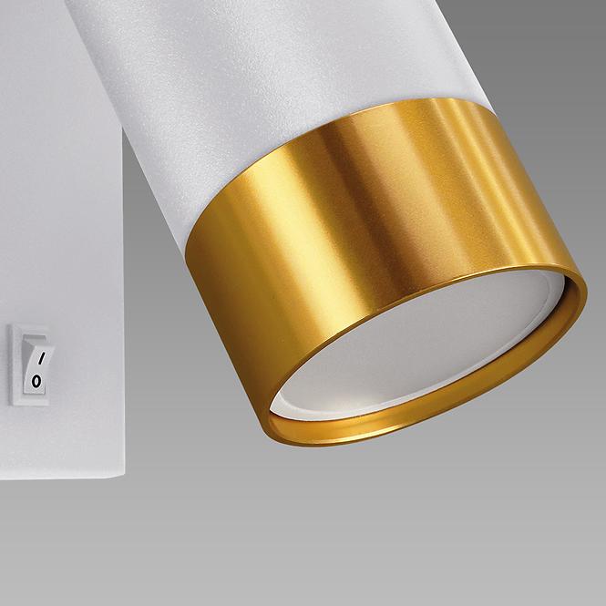 Lampa PUZON WLL GU10 WHITE/GOLD 04132 LS1