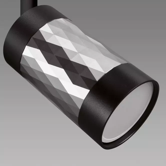 Lampa PIANO TRA GU10 SILVER/BLACK 04092 K1