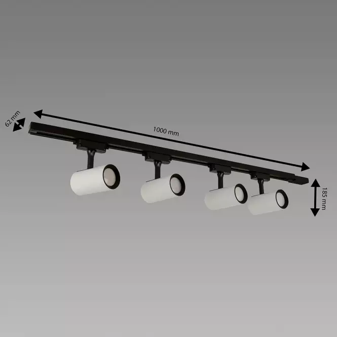 Lampa LUTER 4XGU10 WHITE 04079 SET SZYN LW4