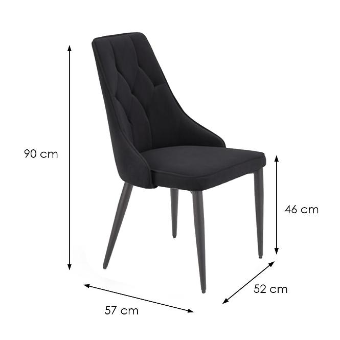 Krzesło W 133 czarne