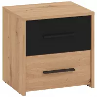 Szafka nocna Varadero artisan/czarny NO2F 11011630
