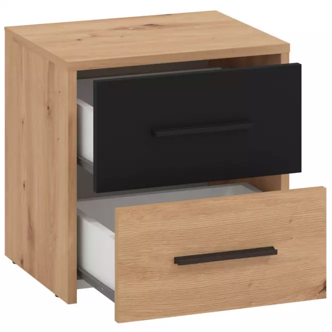 Szafka nocna Varadero artisan/czarny NO2F 11011630