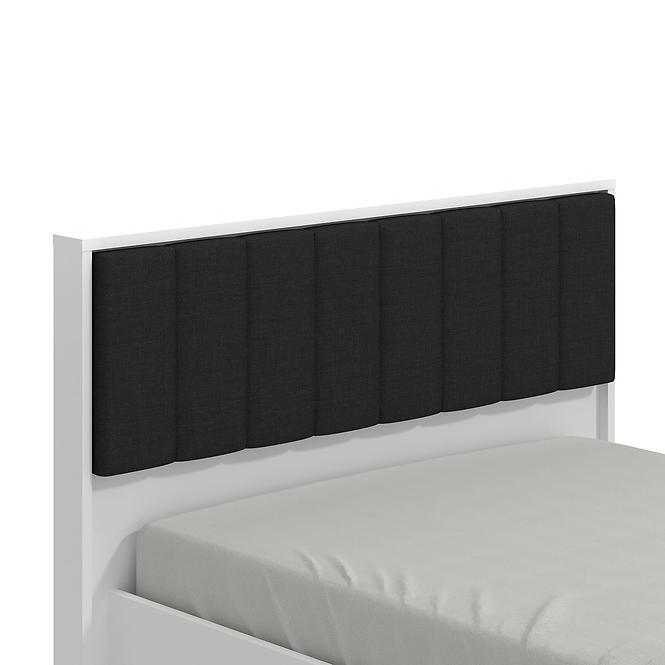 Łóżko Varadero biały/czarny 90x200 11011660
