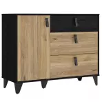 Komoda Liona LYAK221-M688 dąb Mauvella/dąb Cabezone