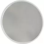 Lustro okrągłe w białej ramie FI40cm