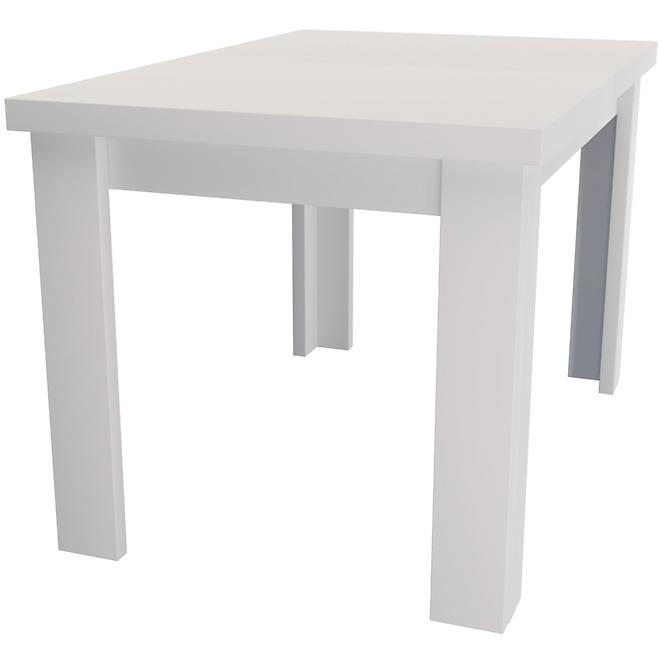 Stół rozkładany mały 120/160x80cm biel alpejska