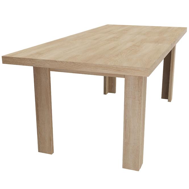 Stół rozkładany duży 160/200x90cm dąb sonoma