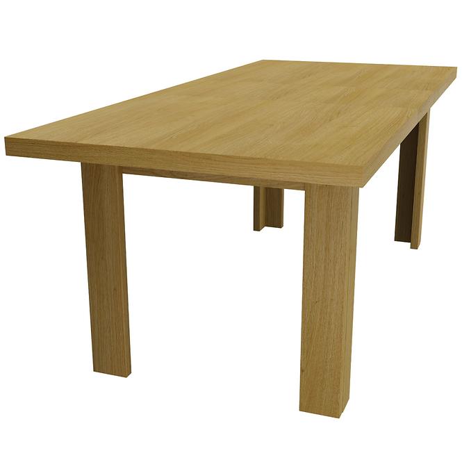 Stół rozkładany duży 160/200x90cm hikora